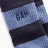 Calze corti con logo a righe da rugby