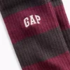 Calze corti con logo a righe da rugby
