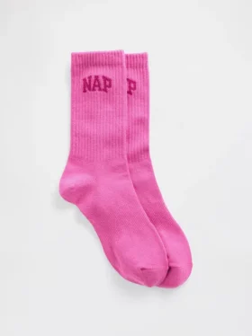 Calze corti con logo Nap