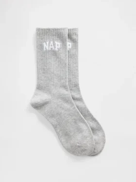 Calze corti con logo Nap