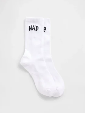 Calze corti con logo Nap