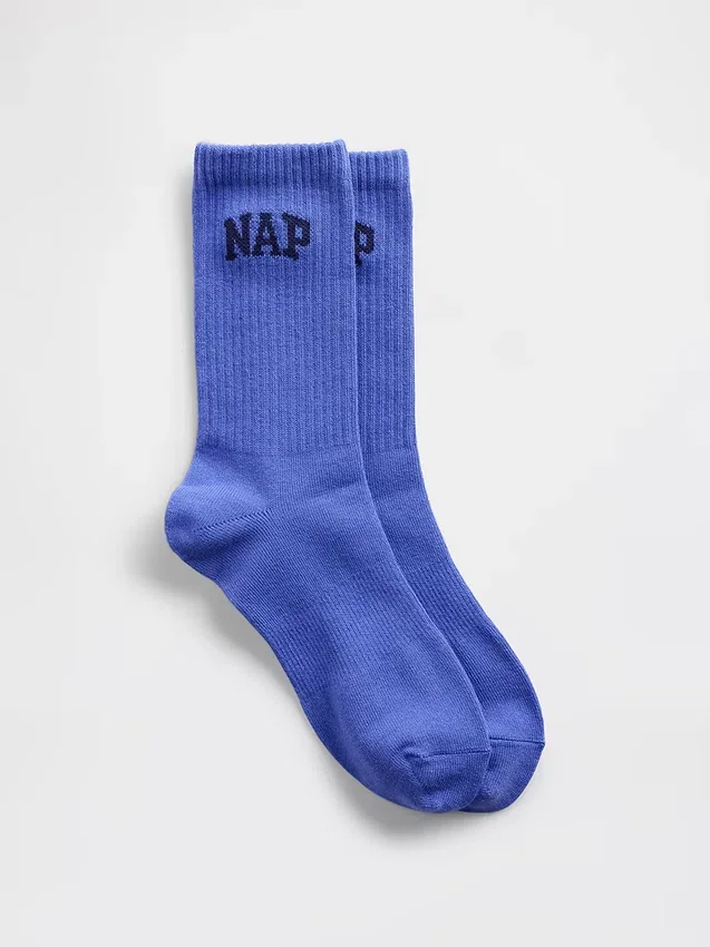 Calze corti con logo Nap