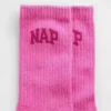 Calze corti con logo Nap