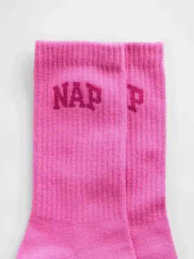 Calze corti con logo Nap