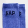 Calze corti con logo Nap