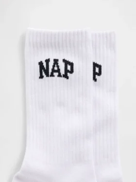 Calze corti con logo Nap