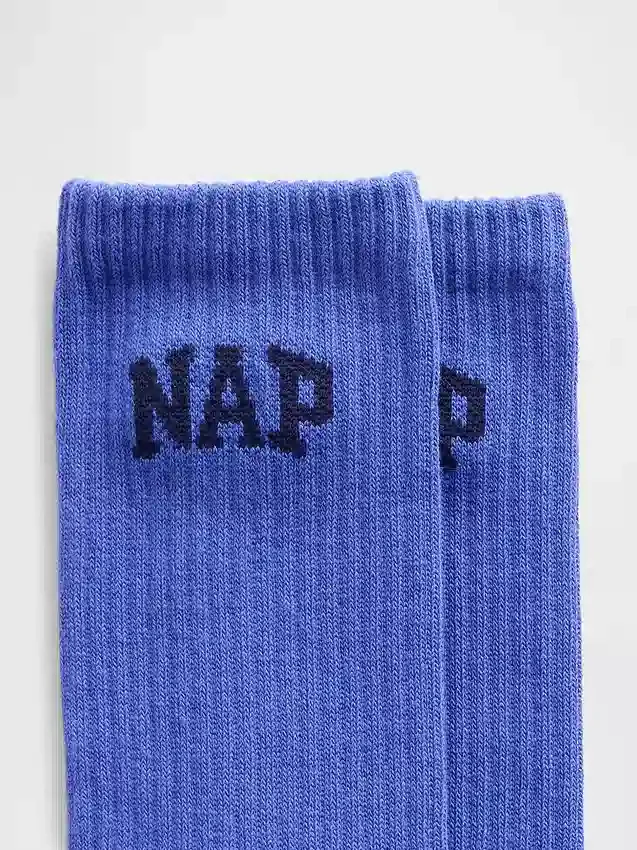 Calze corti con logo Nap