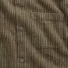 Camicia a righe Dobby dalla vestibilità comoda con orlo dritto