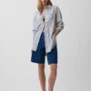 Camicia a tunica oversize in misto lino