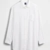 Camicia a tunica oversize in misto lino