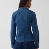 Camicia aderente in denim