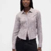 Camicia aderente in flanella a quadri