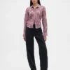 Camicia aderente in flanella a quadri