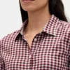 Camicia aderente in flanella a quadri