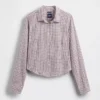 Camicia aderente in flanella a quadri