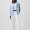Camicia classica in denim di cotone biologico