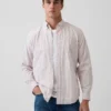 Camicia classica in popeline di cotone biologico