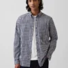 Camicia classica in popeline di cotone biologico