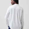 Camicia classica in popeline di cotone biologico