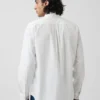 Camicia classica in popeline di cotone biologico