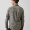 Camicia classica in popeline di cotone biologico
