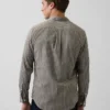 Camicia classica in popeline di cotone biologico