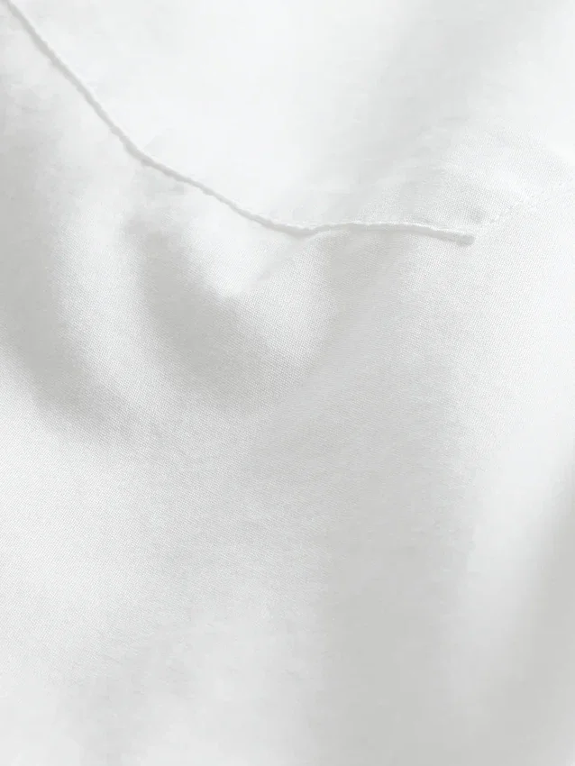 Camicia classica in popeline di cotone biologico