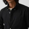 Camicia classica in popeline di cotone biologico