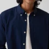 Camicia classica in popeline di cotone biologico
