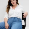 Camicia classica in popeline di cotone biologico