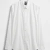 Camicia classica in popeline di cotone biologico