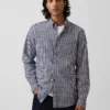 Camicia classica in popeline di cotone biologico