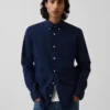 Camicia classica in popeline di cotone biologico