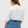 Camicia classica in popeline di cotone biologico