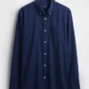 Camicia classica in popeline di cotone biologico