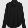 Camicia classica in popeline di cotone biologico