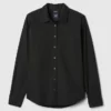 Camicia classica in popeline di cotone biologico