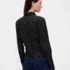 Camicia corta aderente in cotone biologico