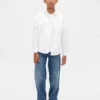 Camicia da bambino in popeline, modello casual