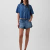 Camicia da campeggio oversize in denim morbidissimo