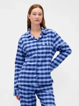 Camicia da pigiama in flanella morbidissima per adulti