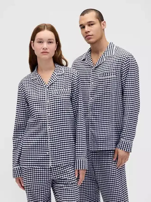 Camicia da pigiama in flanella morbidissima per adulti