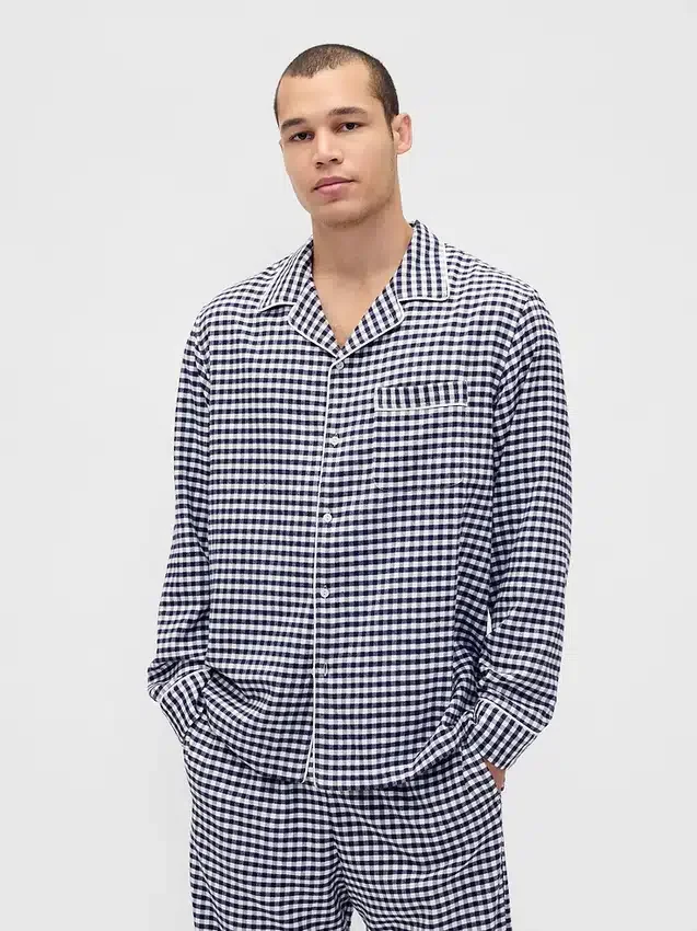 Camicia da pigiama in flanella morbidissima per adulti
