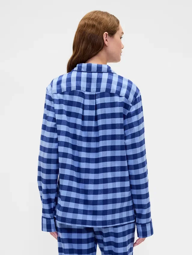Camicia da pigiama in flanella morbidissima per adulti