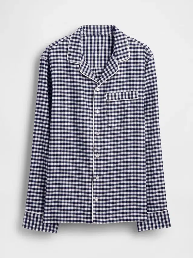 Camicia da pigiama in flanella morbidissima per adulti
