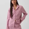 Camicia da pigiama in popeline