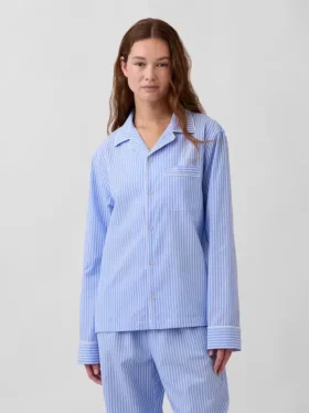 Camicia da pigiama in popeline