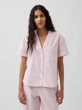 Camicia da pigiama in popeline