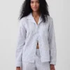 Camicia da pigiama in popeline