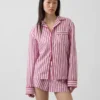 Camicia da pigiama in popeline